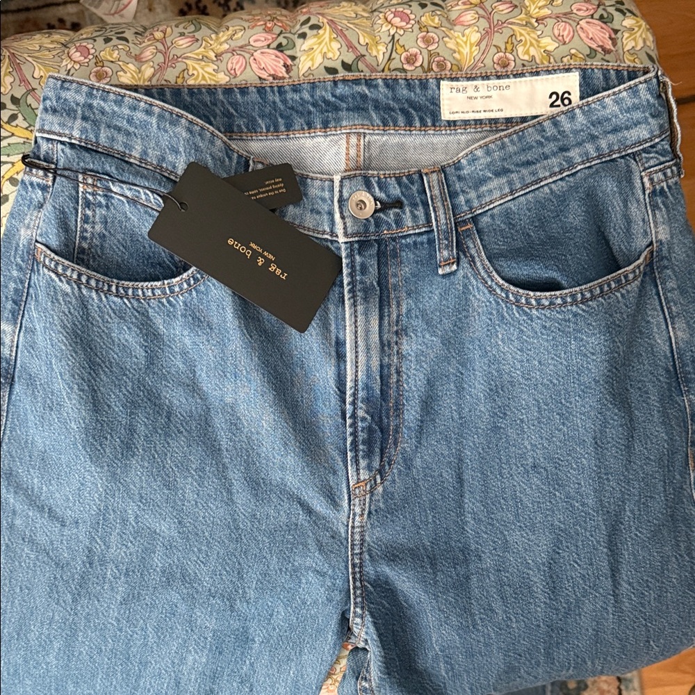 Rag & Bone - Wide Leg Jeans - Picture 4 of 5